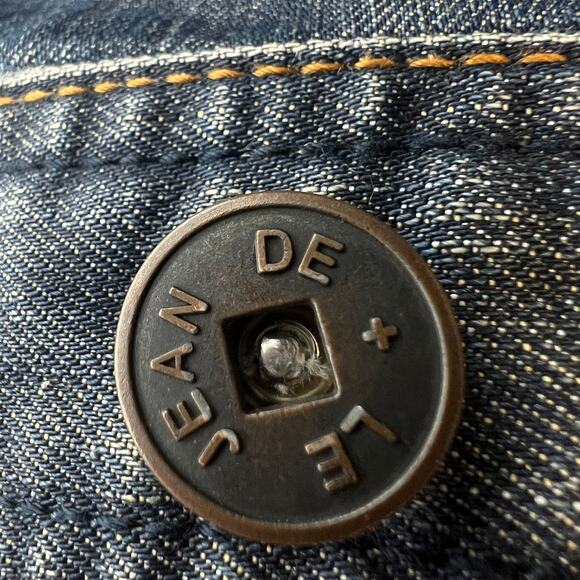 Vintage Marithe + Francois Girbaud Denim Jacket Size 4X Streetwear Grunge - Picture 13 of 14